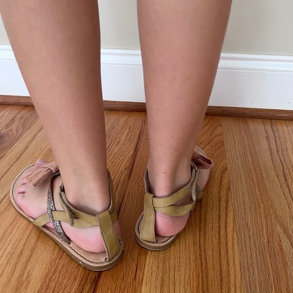 Zara girl summer sandals with bows. European Size 37 - Picture 2 of 16